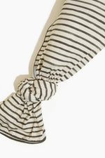 Charcoal Stripes Swaddle