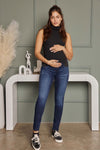 Dark Wash Maternity Skinny Jeans