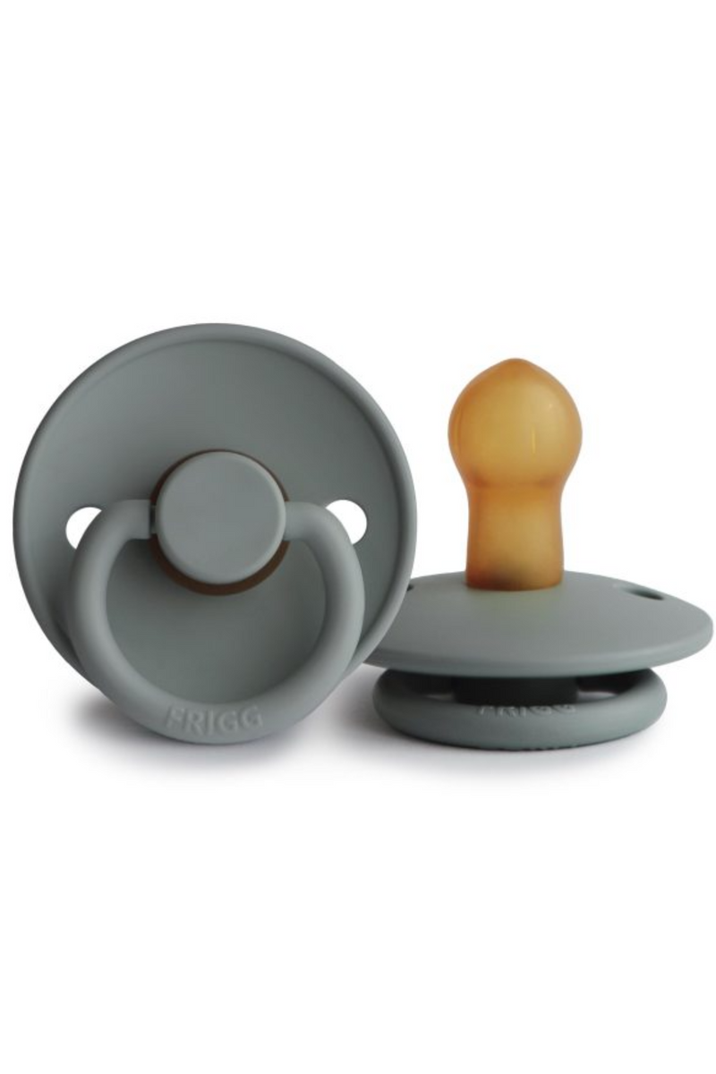 Natural Rubber Pacifier - French Gray