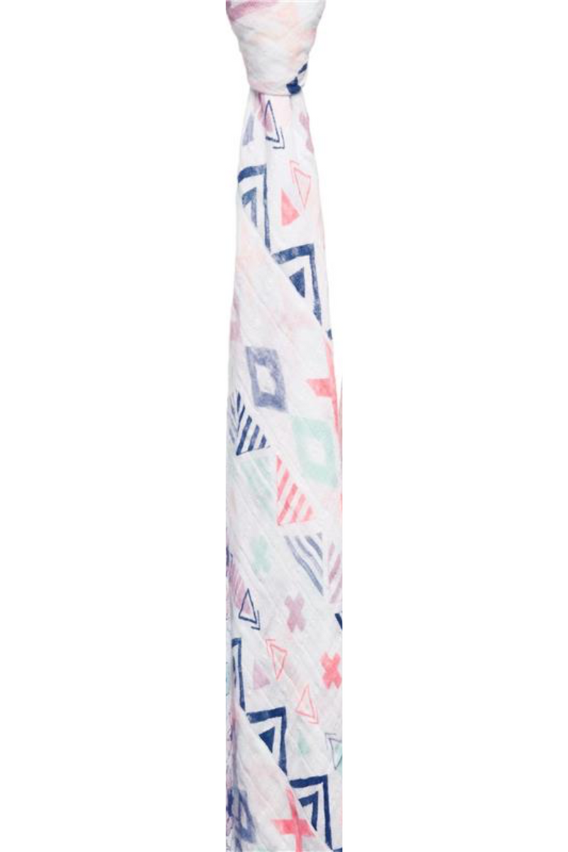 Trail Blooms Geometric Swaddle